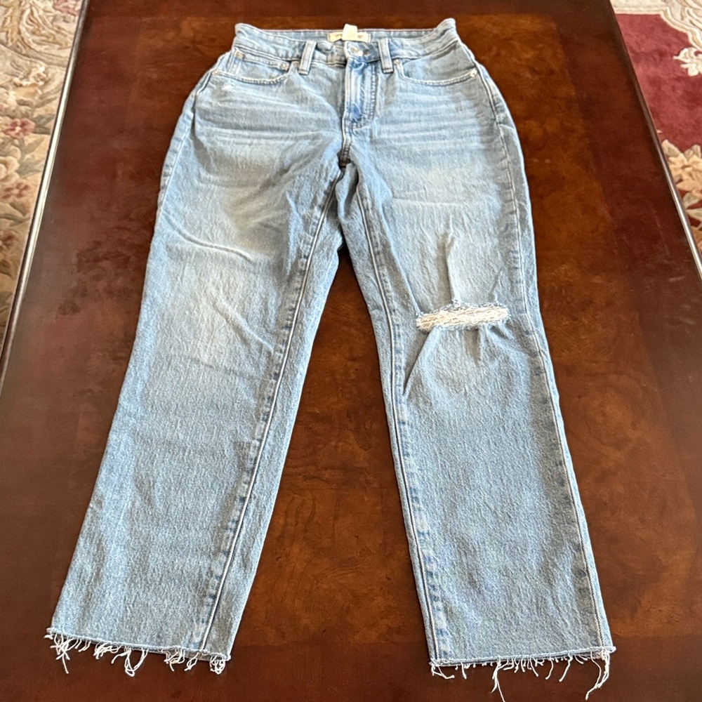 Madewell Light Blue Straight Leg Jeans